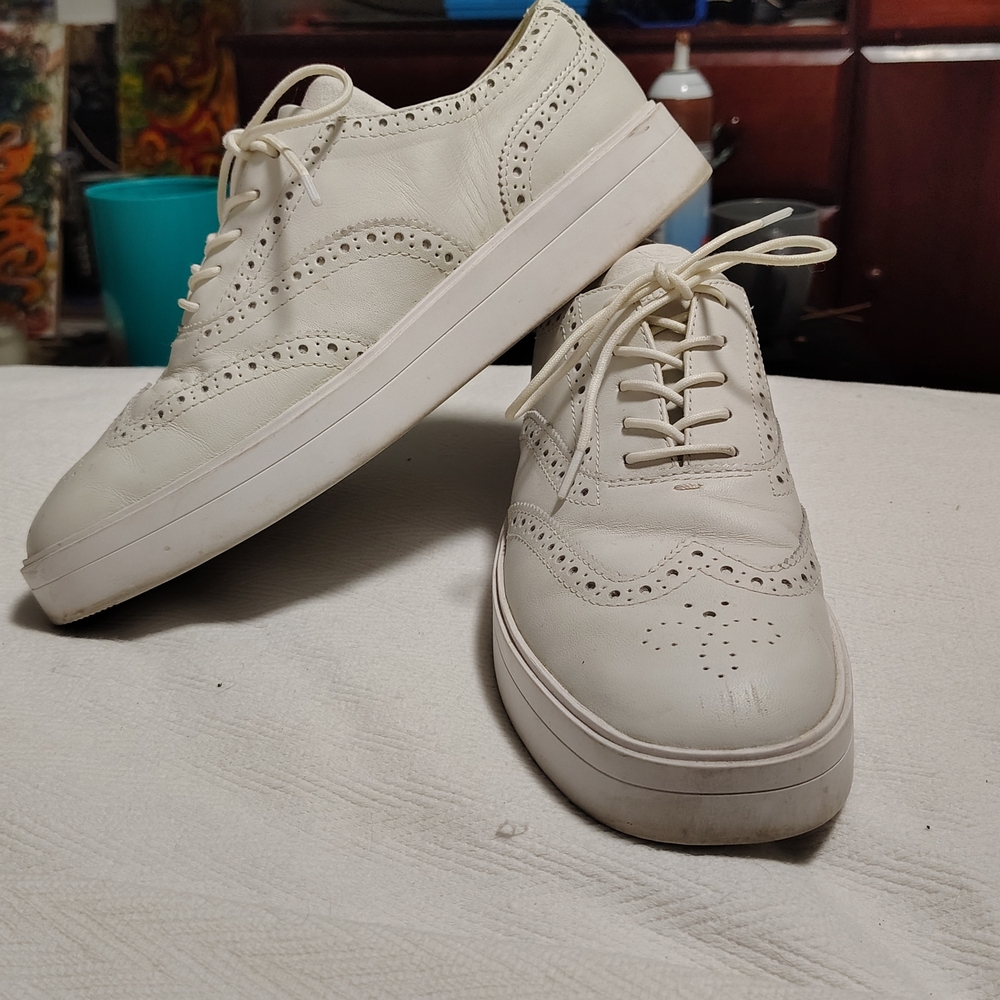 Clarks White Men's Sneakers